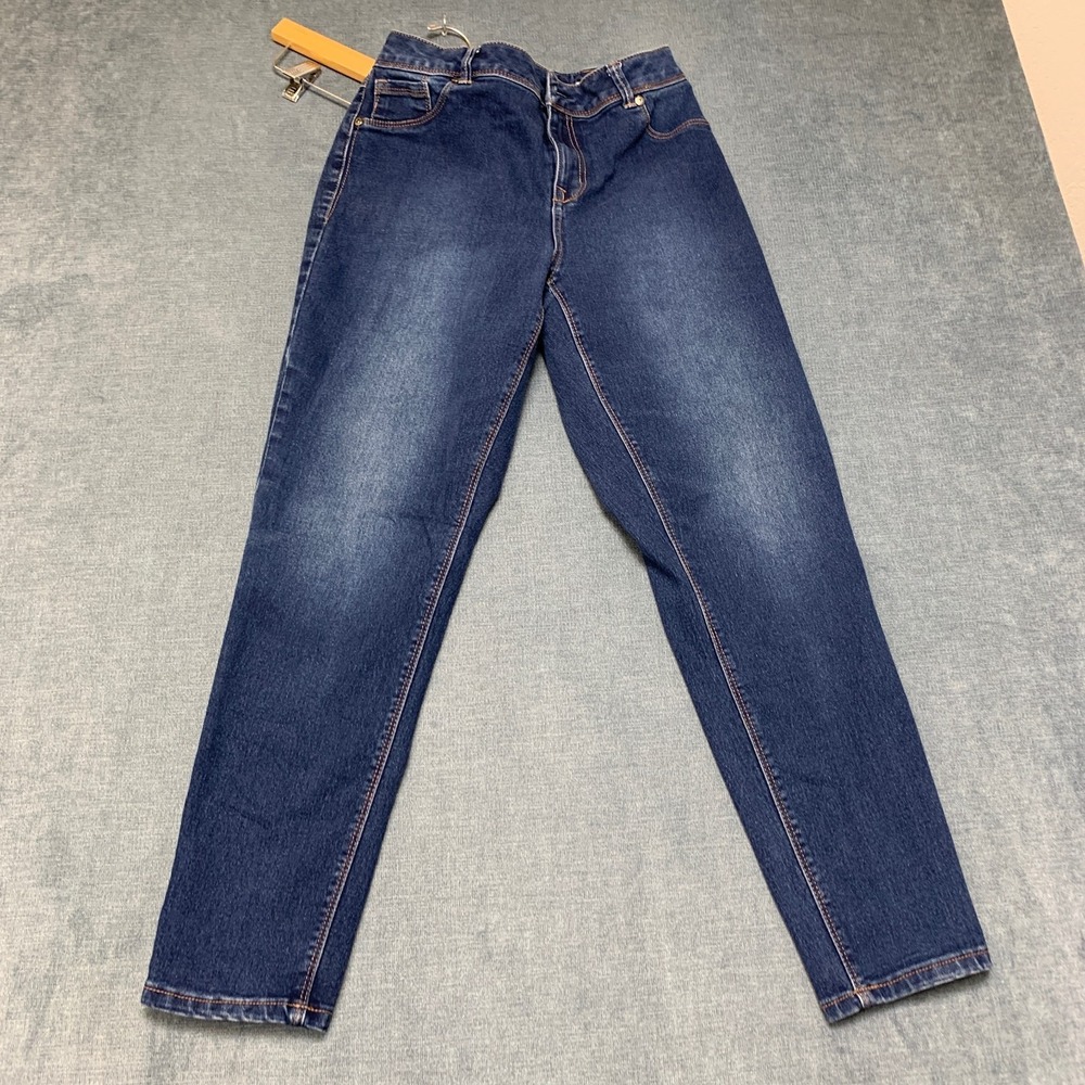AG Denim Jeans Womens 14 Petite Blue Medium Wash 5 Pockets Skinny Leg Zip Fly